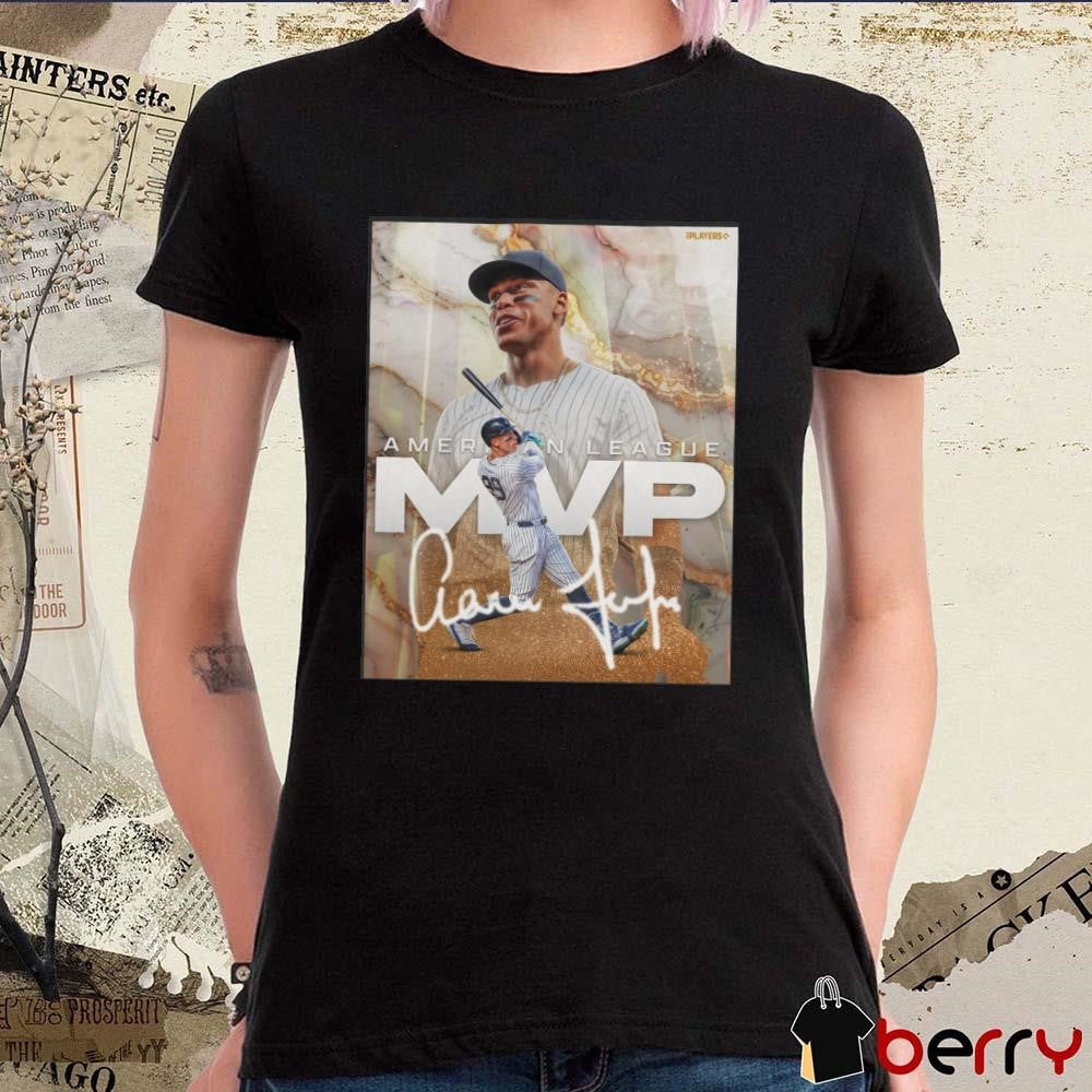 Aaron Judge MVP ’24 American League New York Yankees MLB Signature Poster t-shirt