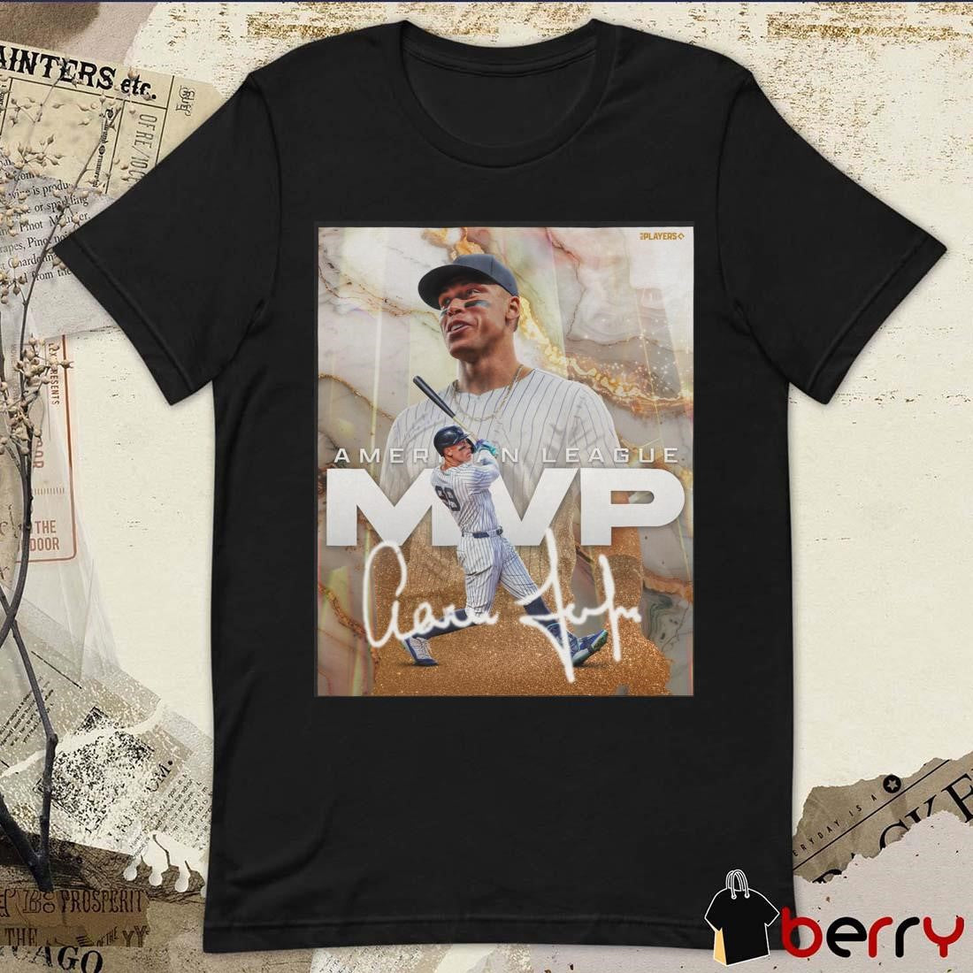 Aaron Judge MVP ’24 American League New York Yankees MLB Signature Poster t-shirt