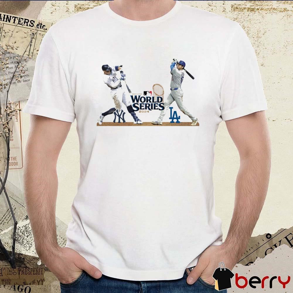 Aaron Judge New York Yankees vs. Shohei Ohtani Los Angeles Dodgers 2024 MLB World Series Matchup t-shirt