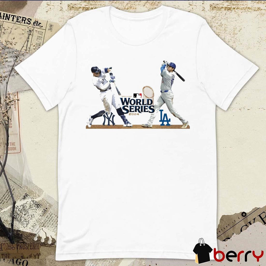 Aaron Judge New York Yankees vs. Shohei Ohtani Los Angeles Dodgers 2024 MLB World Series Matchup t-shirt