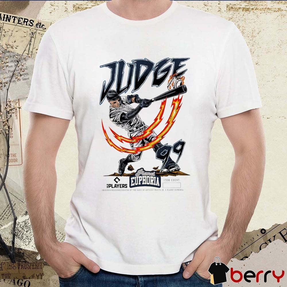 Aaron Judge V4 New York Yankees MLB Planet Euphoria Art 2026 t-shirt