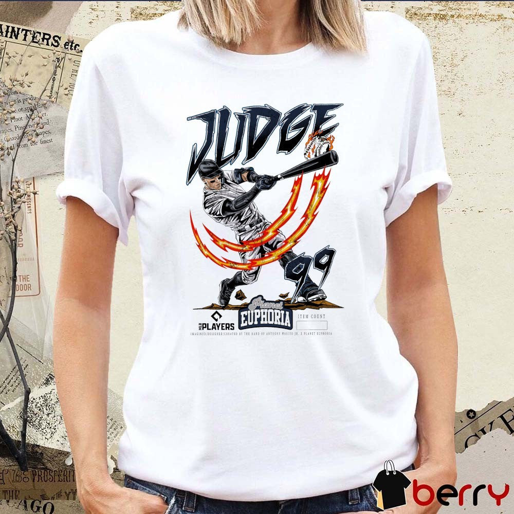 Aaron Judge V4 New York Yankees MLB Planet Euphoria Art 2026 t-shirt