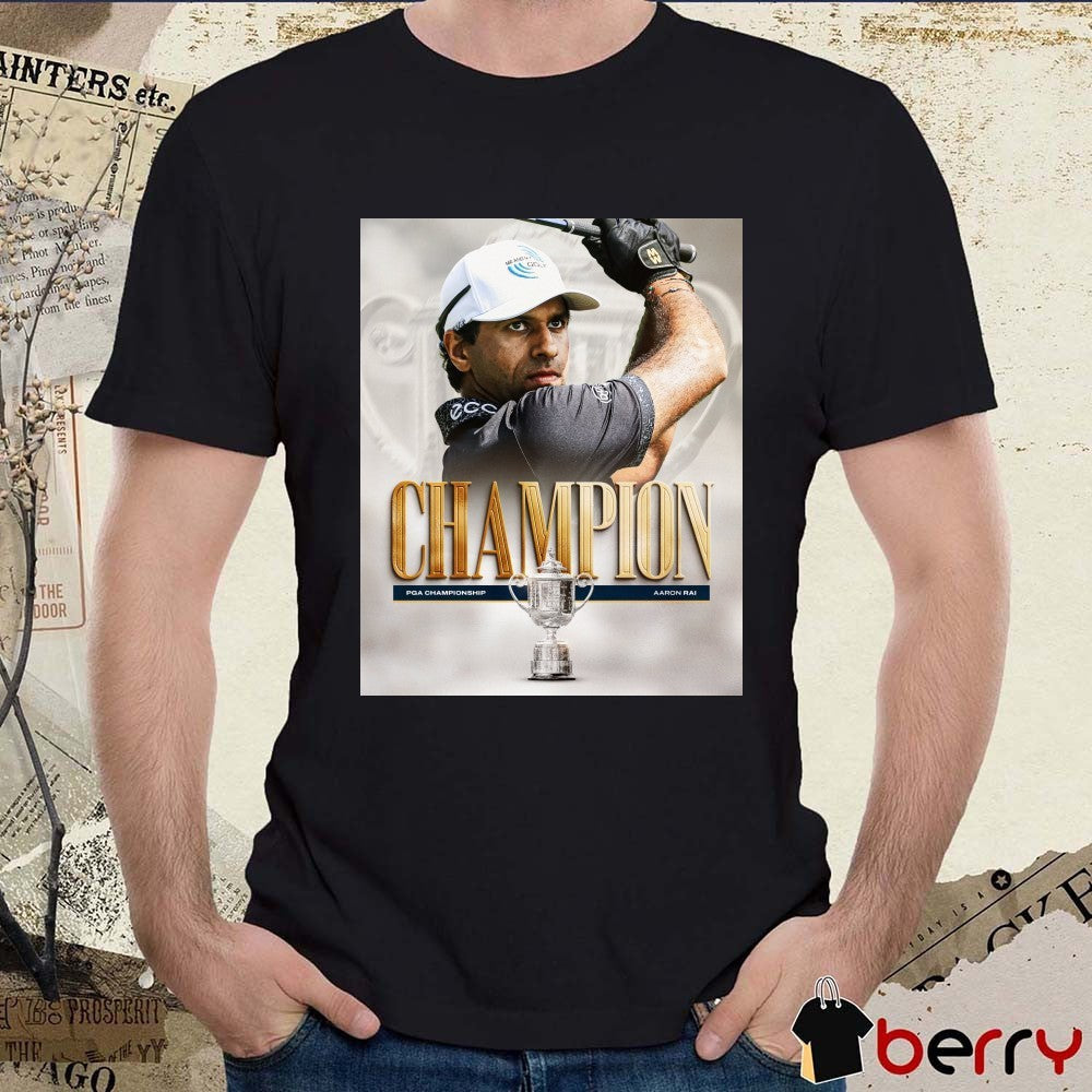 Aaron Rai Champion PGA Championship 2026 PGA TOUR Poster t-shirt
