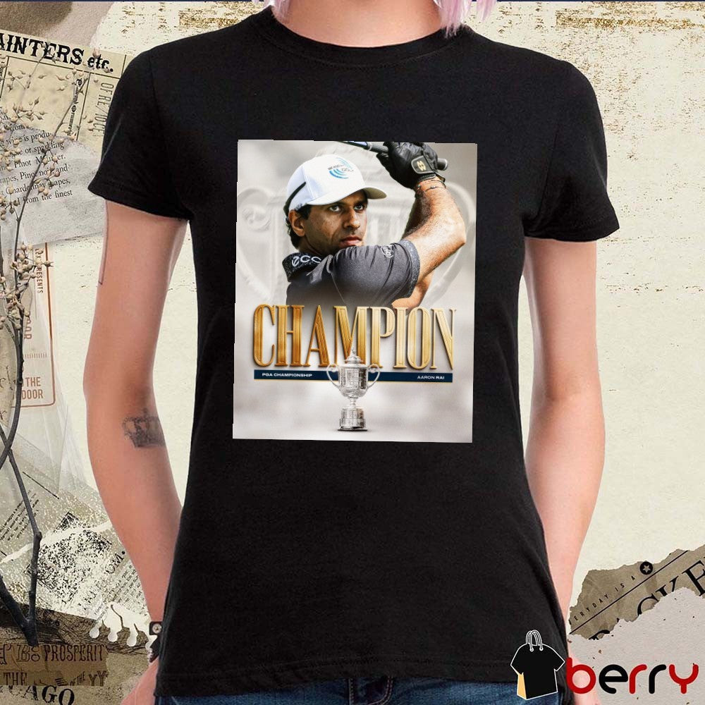 Aaron Rai Champion PGA Championship 2026 PGA TOUR Poster t-shirt