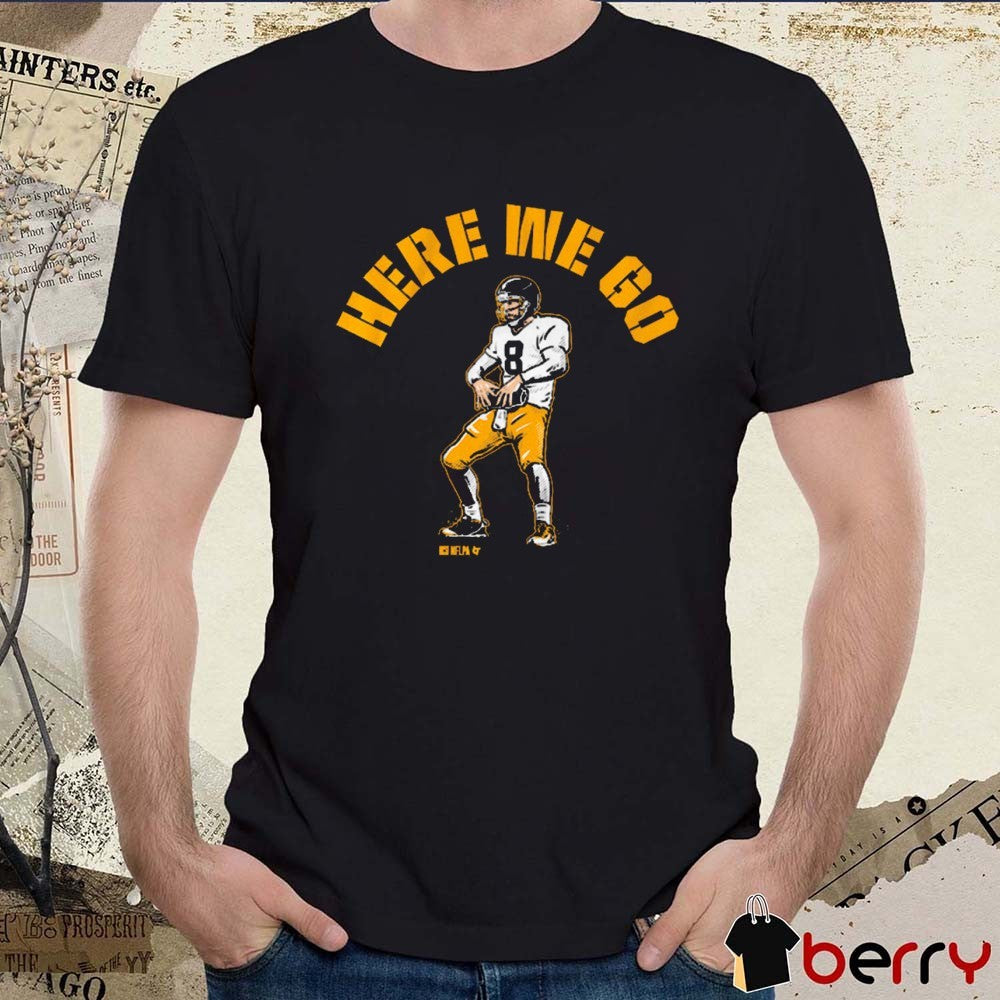 Aaron Rodgers Here We Go Pittsburgh Steelers NFL Painting t-shirt