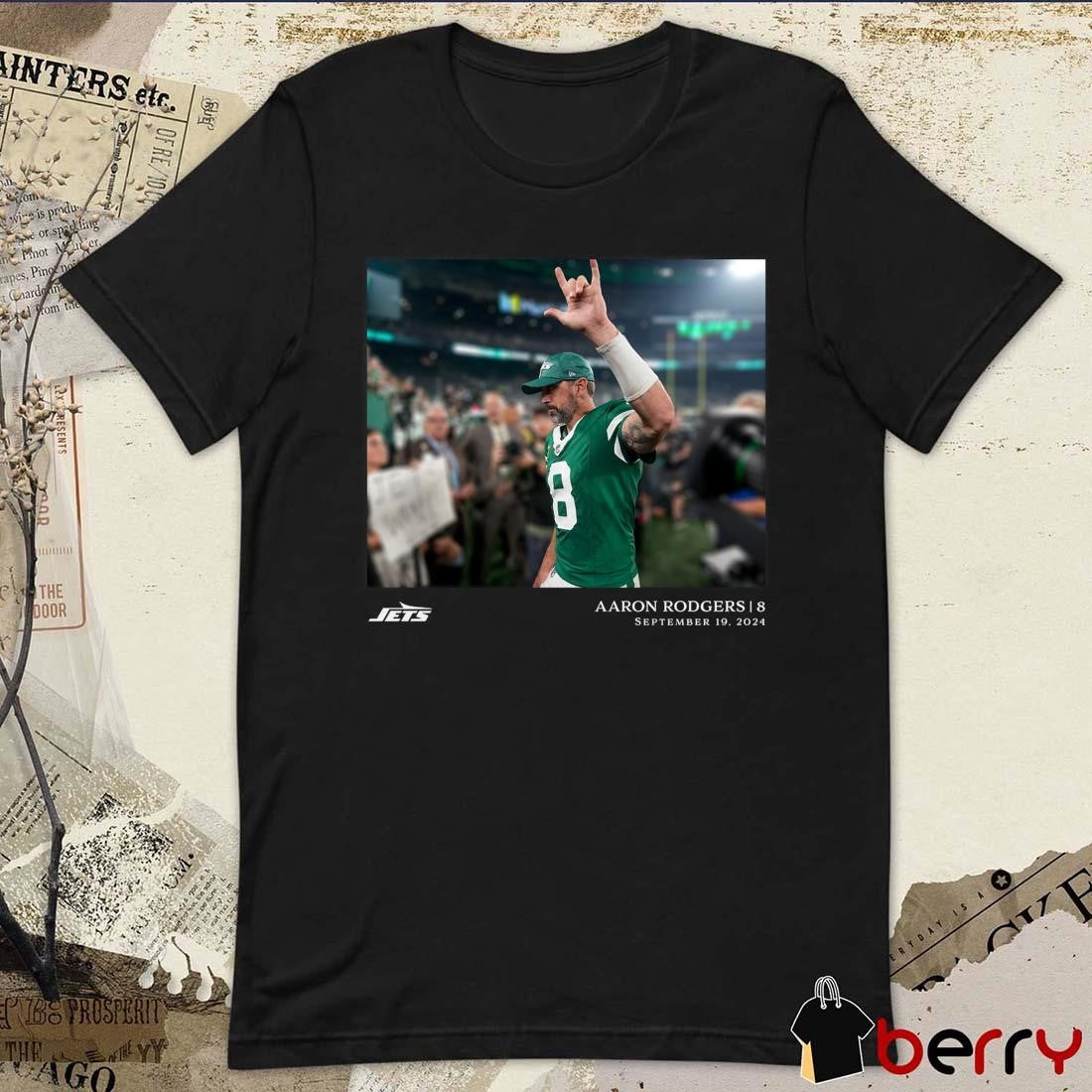 Aaron Rodgers New York Jets NFL Flash Features Week 3 Sep 19 2024 t-shirt