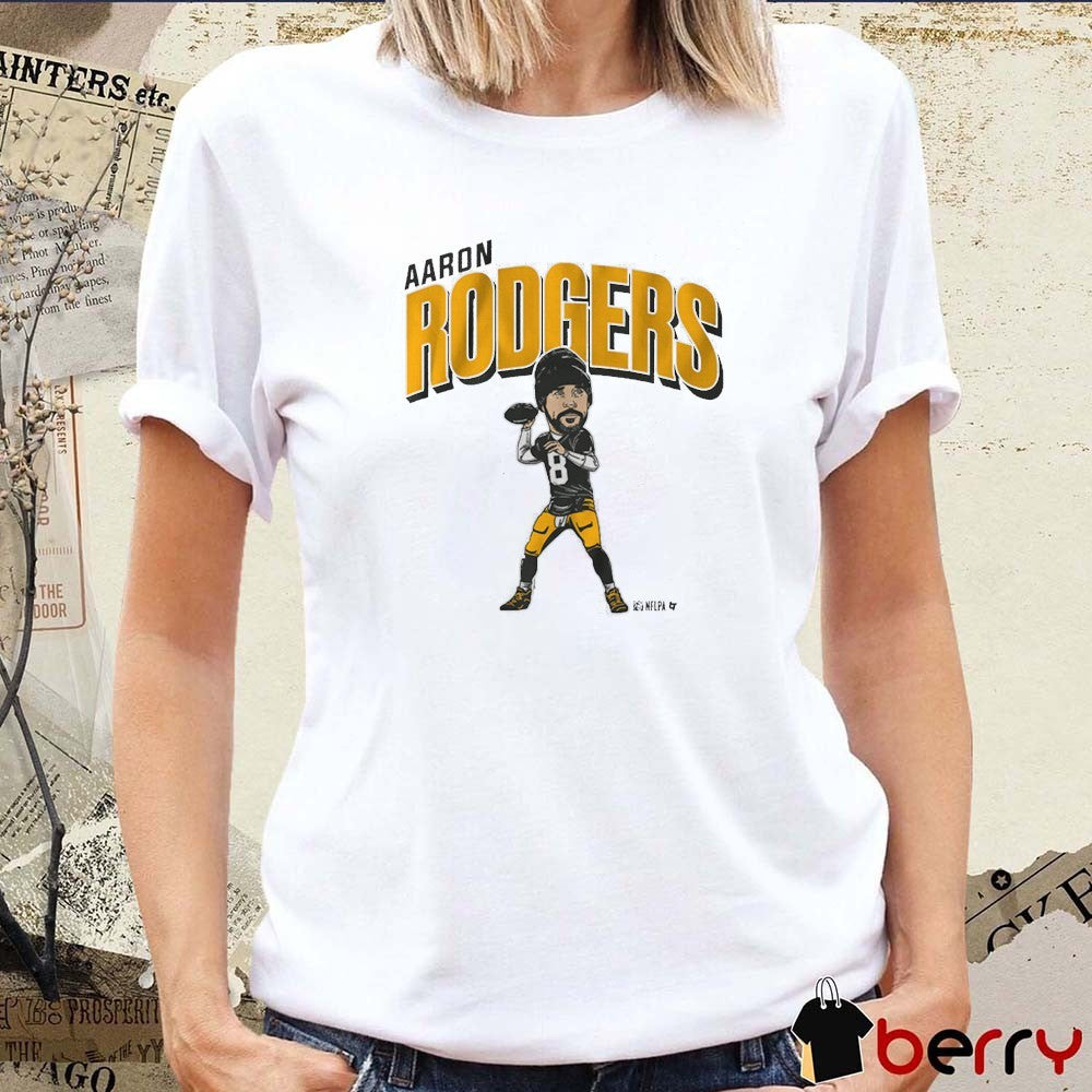 Aaron Rodgers Pittsburgh Steelers NFL Caricature 2025 t-shirt