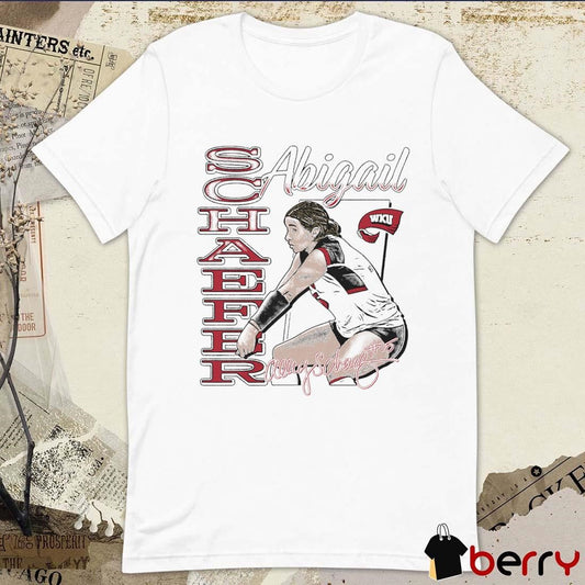 Abigail Schaefer Western Kentucky Illustrated Signature Graphic t-shirt