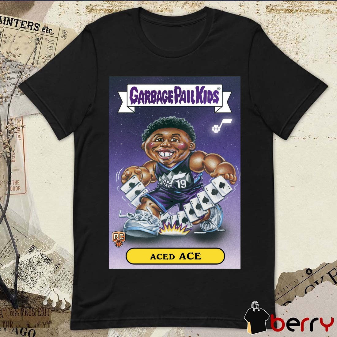 Aced Ace x Garbage Pail Kids Ace Bailey 2024-25 Topps Bowman Basketball t-shirt