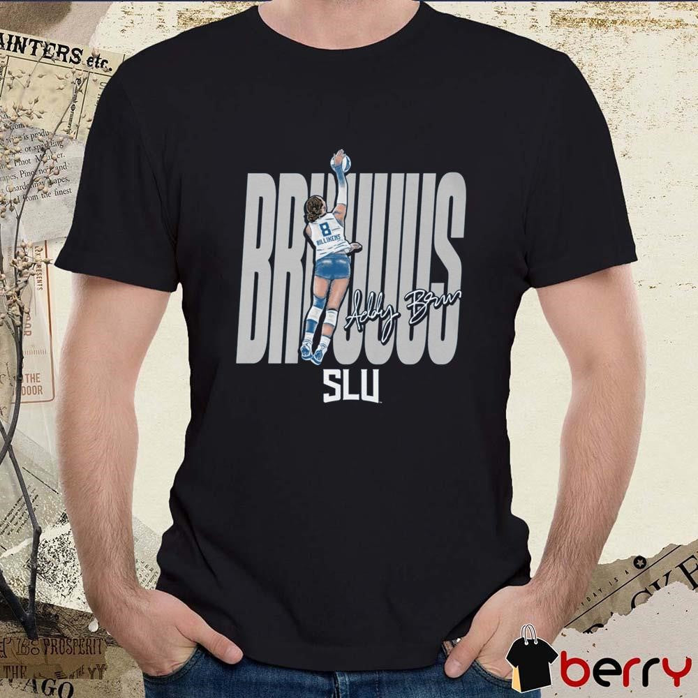 Addy Brus Saint Louis Billikens Royal Illustrated Signature t-shirt