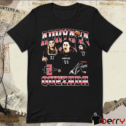 Adryana Quezada San Diego State Aztecs Signature Graphic t-shirt