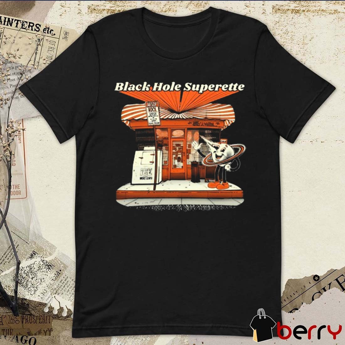 Aesop Rock Grand Opening Black Hole Superette 2025 t-shirt