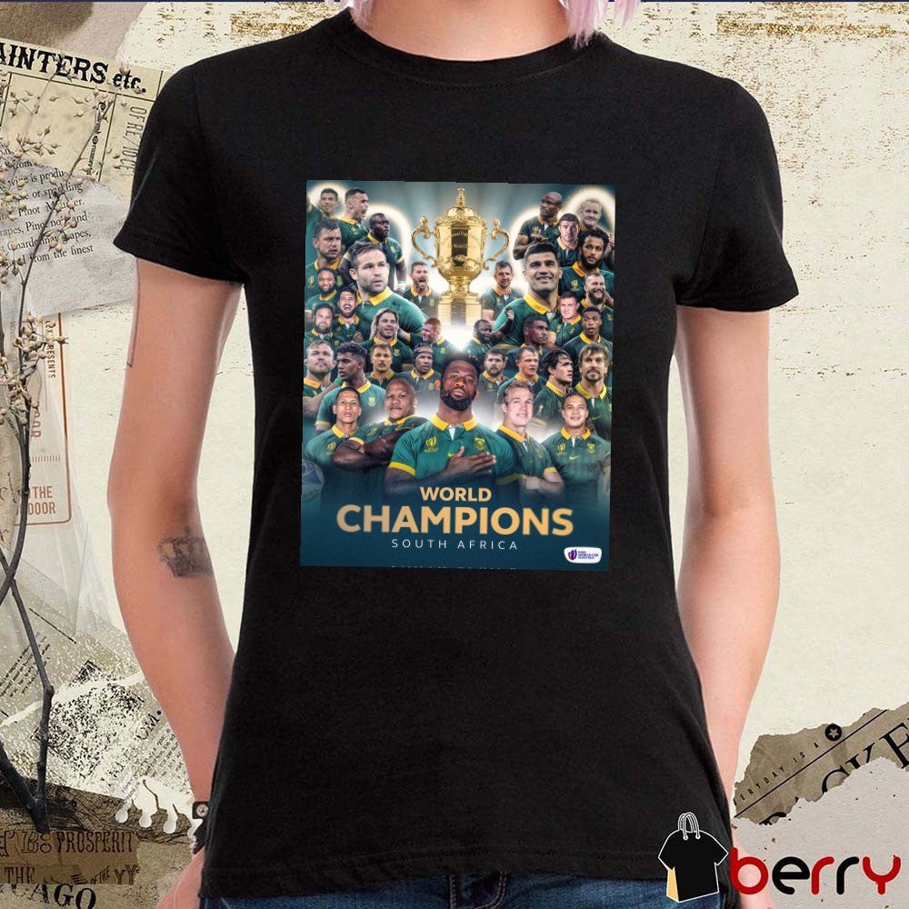 Africa First Rugby World Champions of All-Time South Africa Poster t-shirt