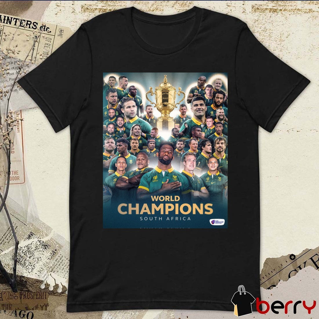 Africa First Rugby World Champions of All-Time South Africa Poster t-shirt