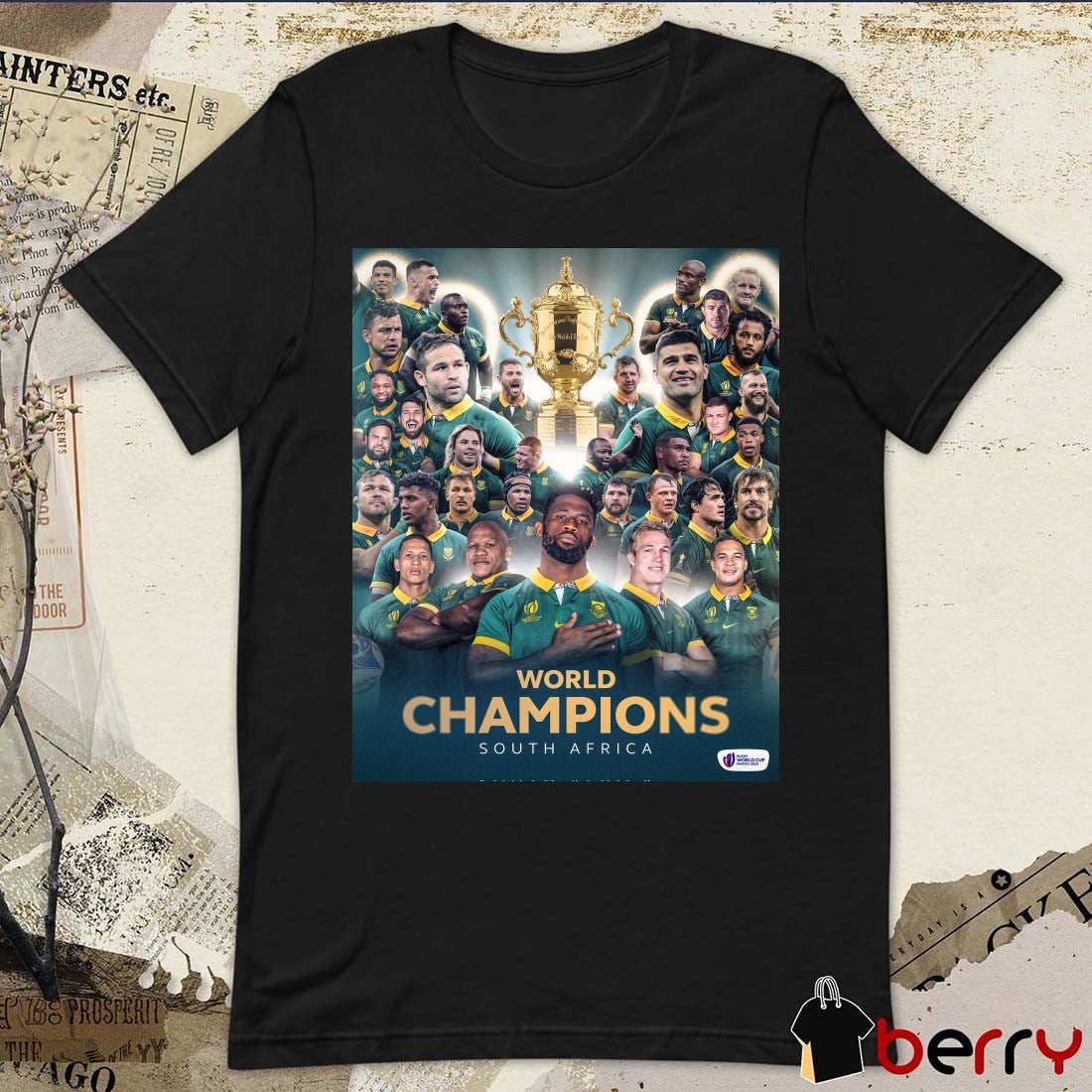 Africa First Rugby World Champions of All-Time South Africa Poster t-shirt
