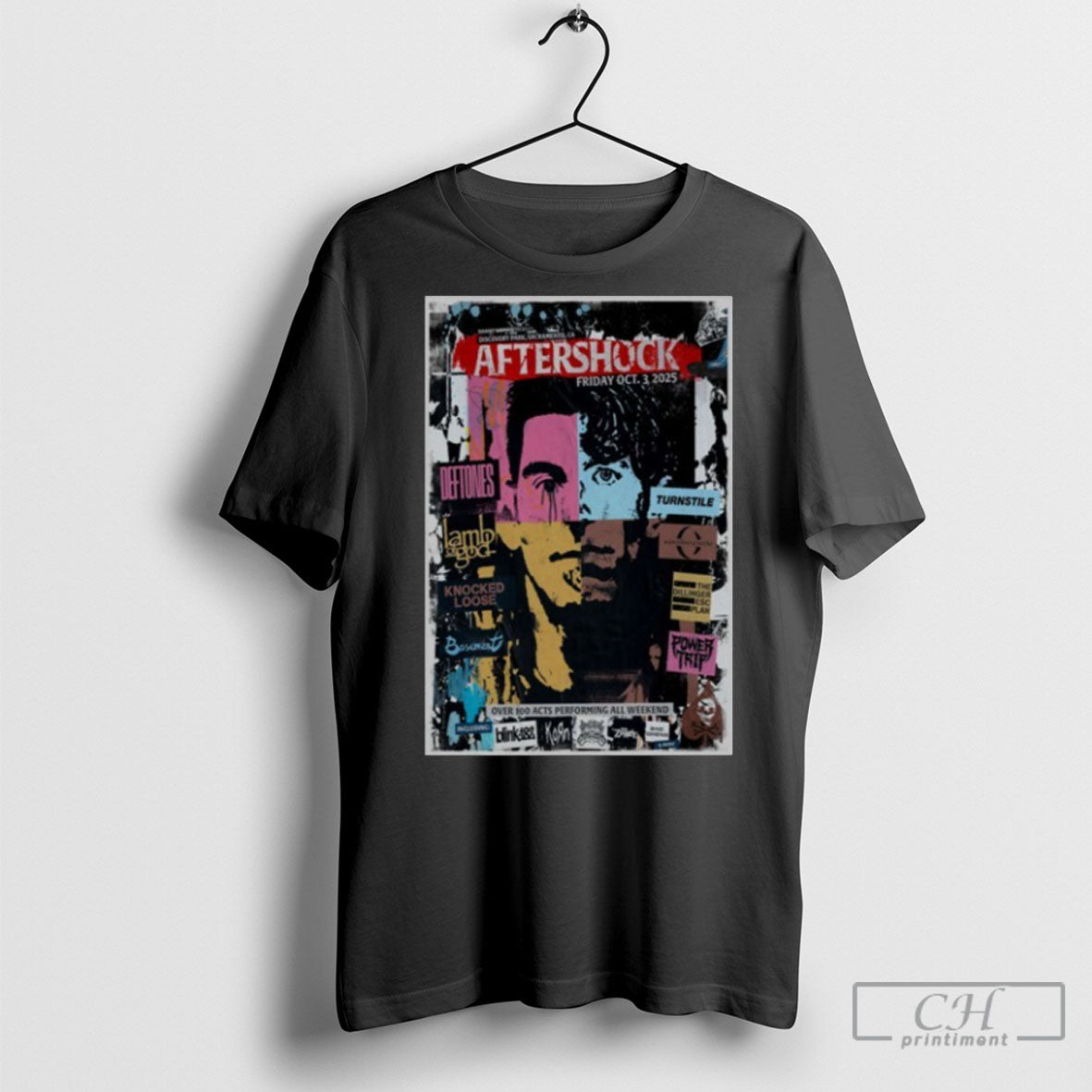 Official Aftershock Discovety Park In Sacramento Ca Oct 3 2025 Poster Shirt Sweater