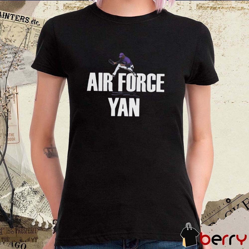 Air Force Jefry Yan Colorado Rockies MLB Baseball 2025 Painting t-shirt