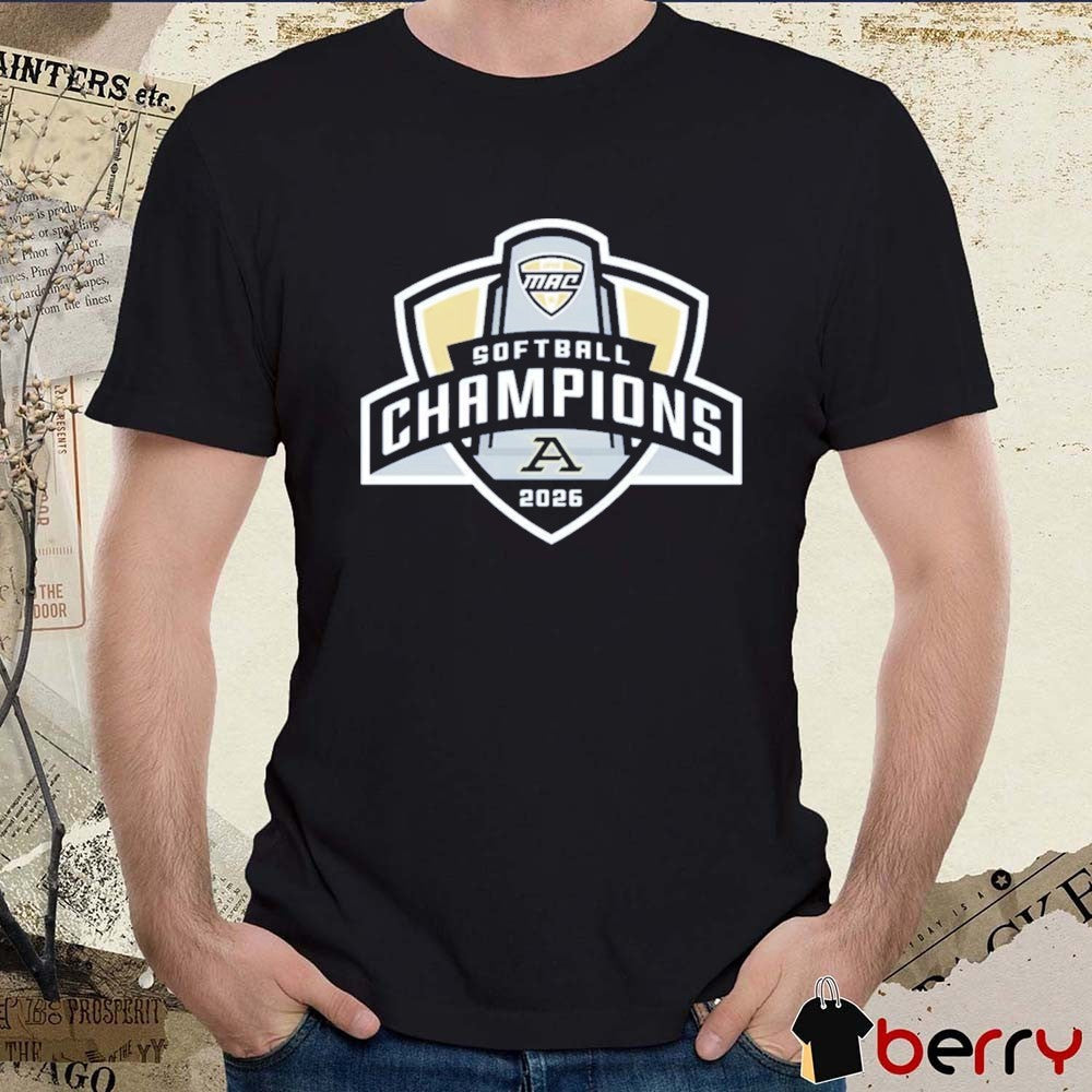 Akron Zips 2026 MAC Softball Tournament Champions Locker Room t-shirt