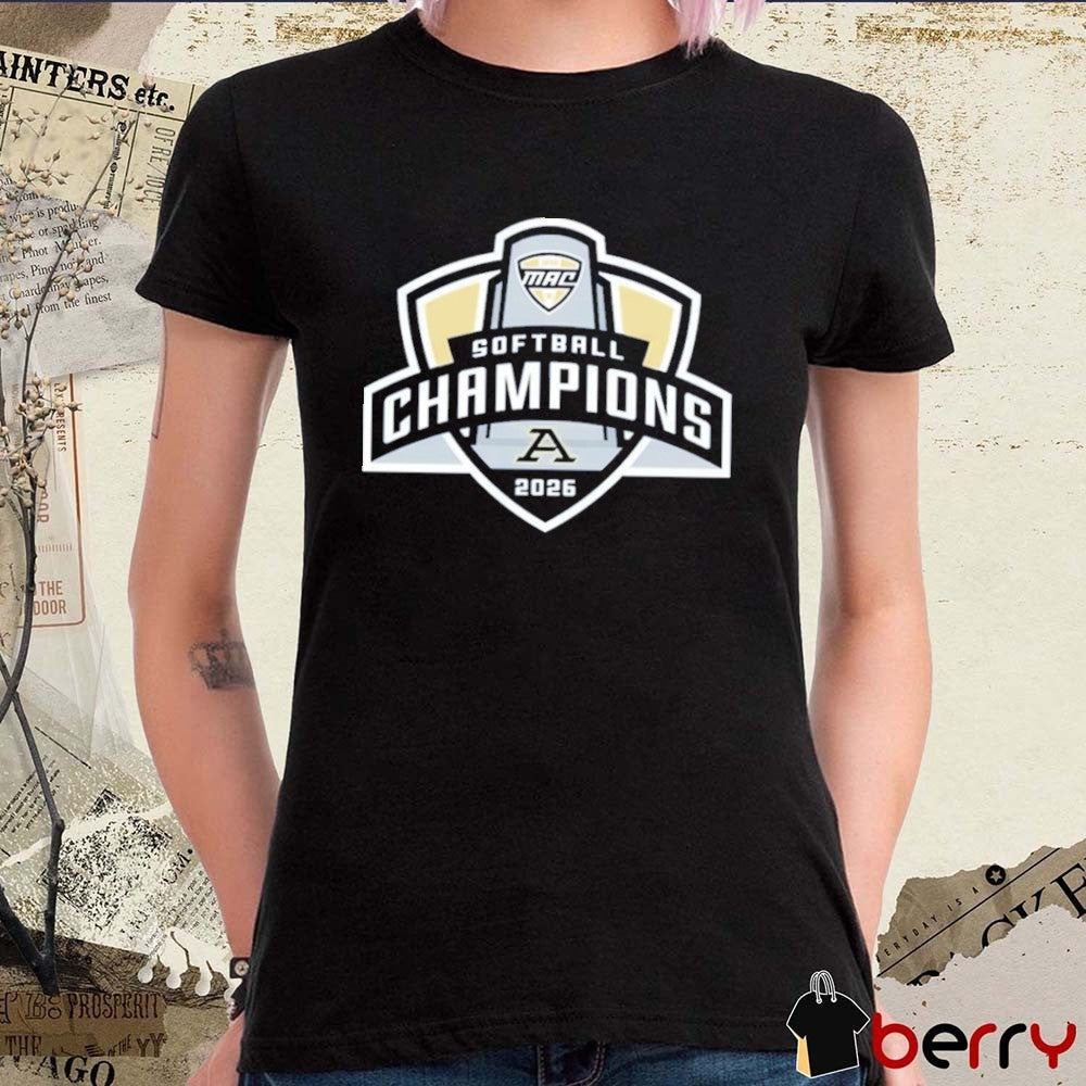 Akron Zips 2026 MAC Softball Tournament Champions Locker Room t-shirt