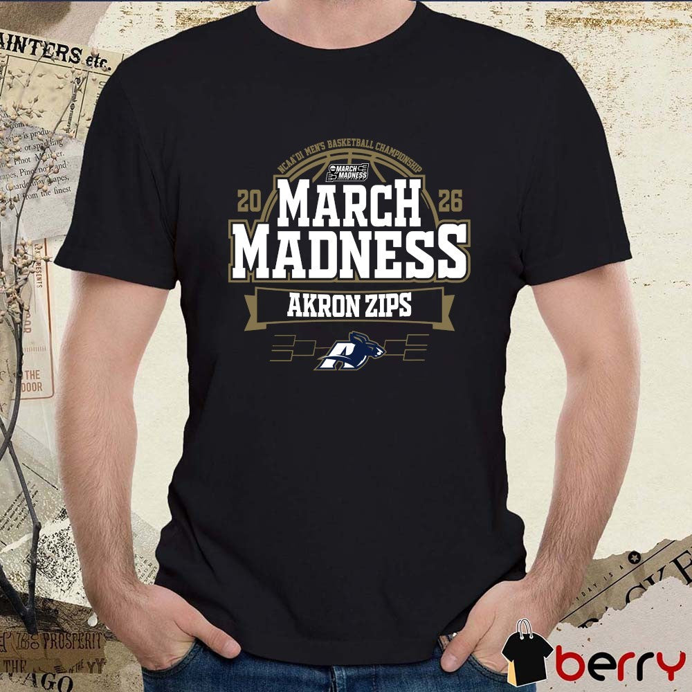 Akron Zips 2026 NCAA DI Men’s Basketball Championship March Madness t-shirt