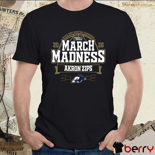Akron Zips 2026 NCAA DI Men’s Basketball Championship March Madness t-shirt