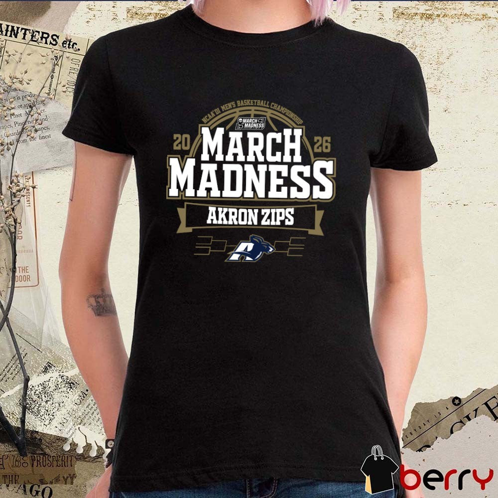 Akron Zips 2026 NCAA DI Men’s Basketball Championship March Madness t-shirt