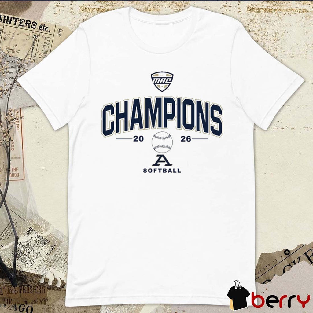 Akron Zips MAC Softball Tournament Champions 2026 NCAA College t-shirt