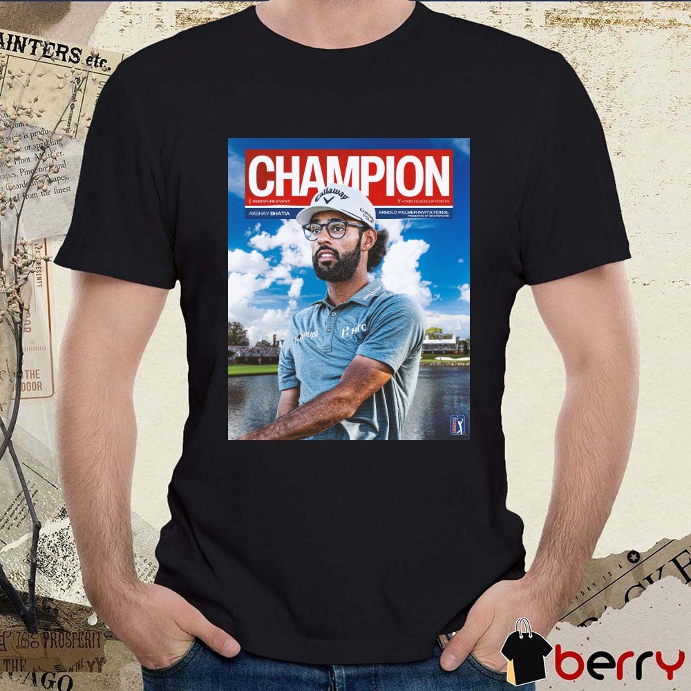 Akshay Bhatia 2026 Arnold Palmer Invitational Champion PGA Tour Poster t-shirt