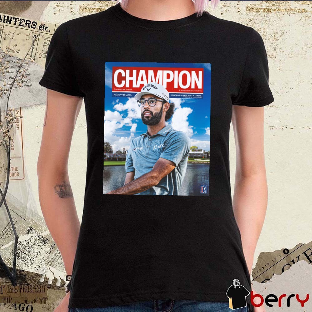 Akshay Bhatia 2026 Arnold Palmer Invitational Champion PGA Tour Poster t-shirt