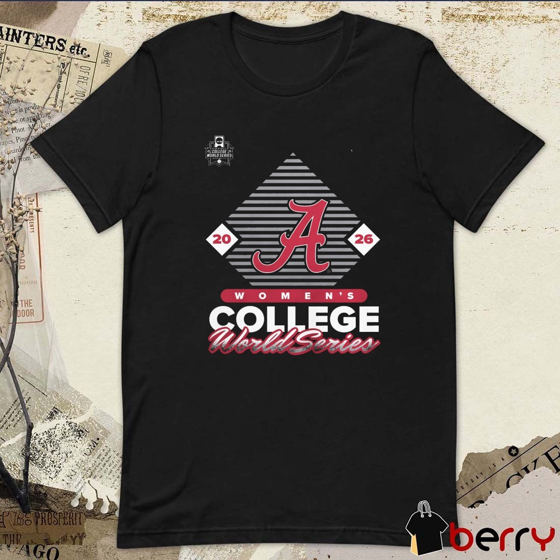 Alabama Crimson Tide 2026 NCAA Softball Women’s College World Series Scoring Title t-shirt
