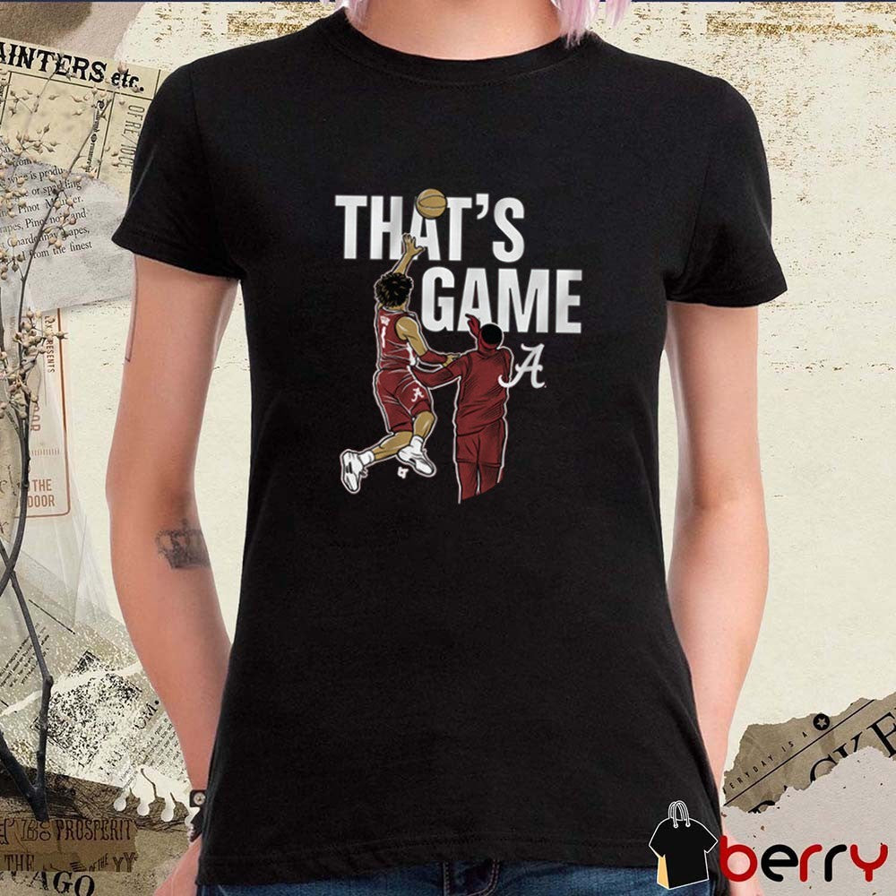 Alabama Crimson Tide Basketball Mark Sears That’s Game NCAA Southeastern Conference Painting 2025 t-shirt