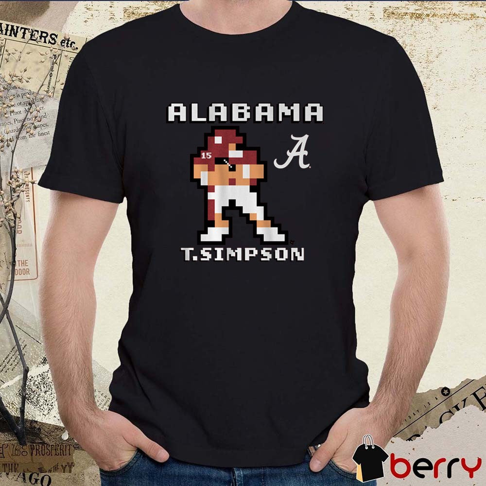 Alabama Crimson Tide Football NCAA Ty Simpson Retro Baller t-shirt