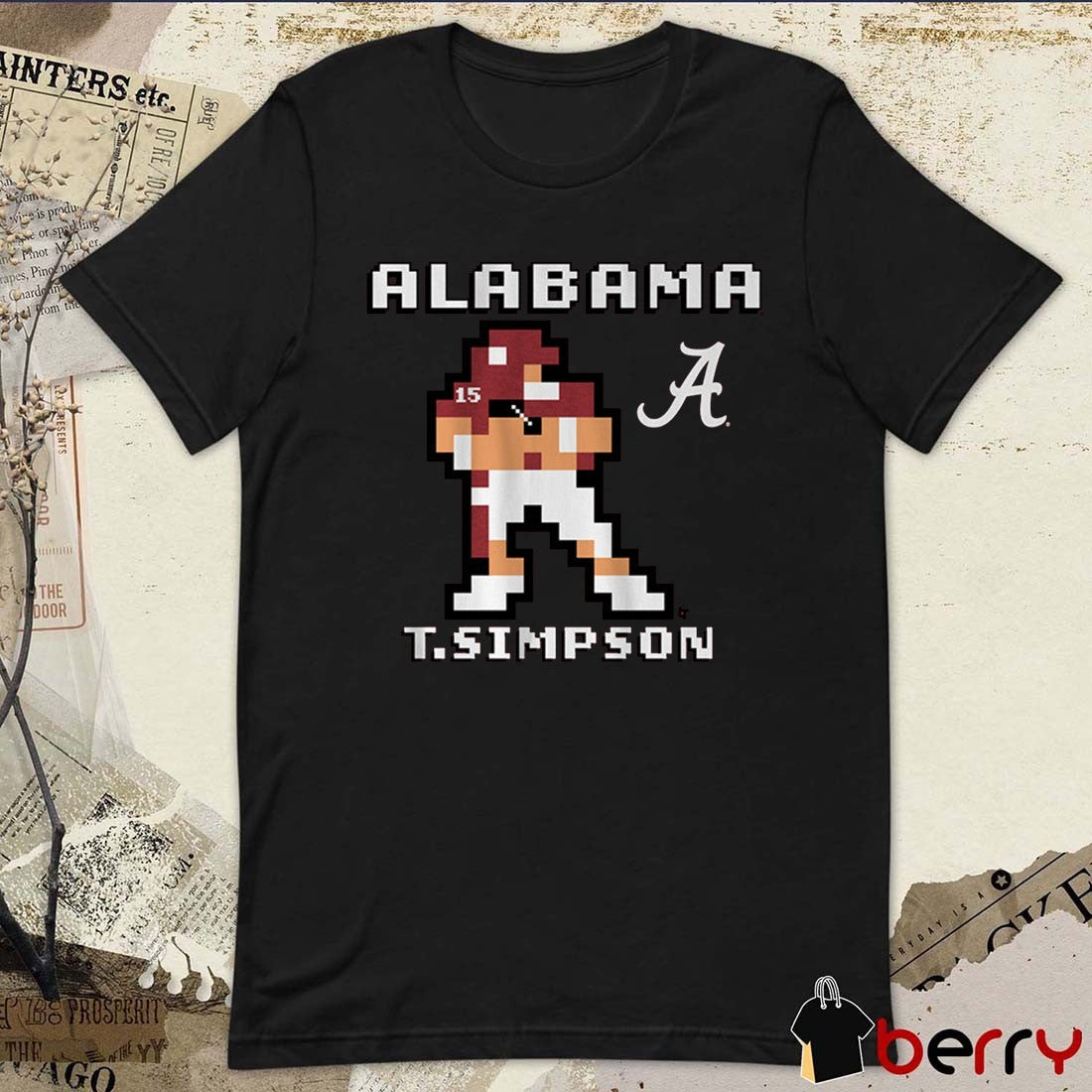 Alabama Crimson Tide Football NCAA Ty Simpson Retro Baller t-shirt