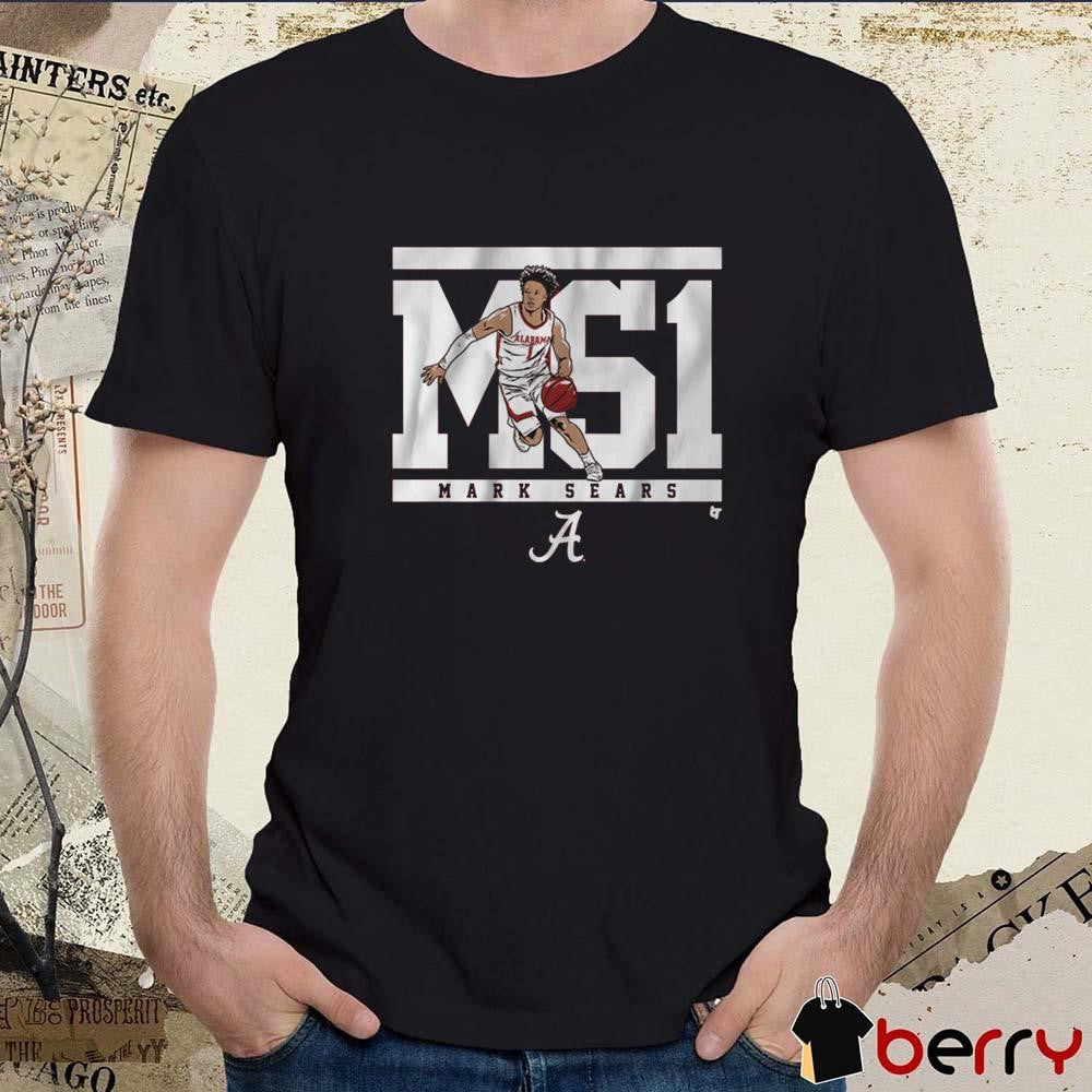Alabama Crimson Tide Mark Sears MS1 NCAA Division I 2025 Graphic t-shirt