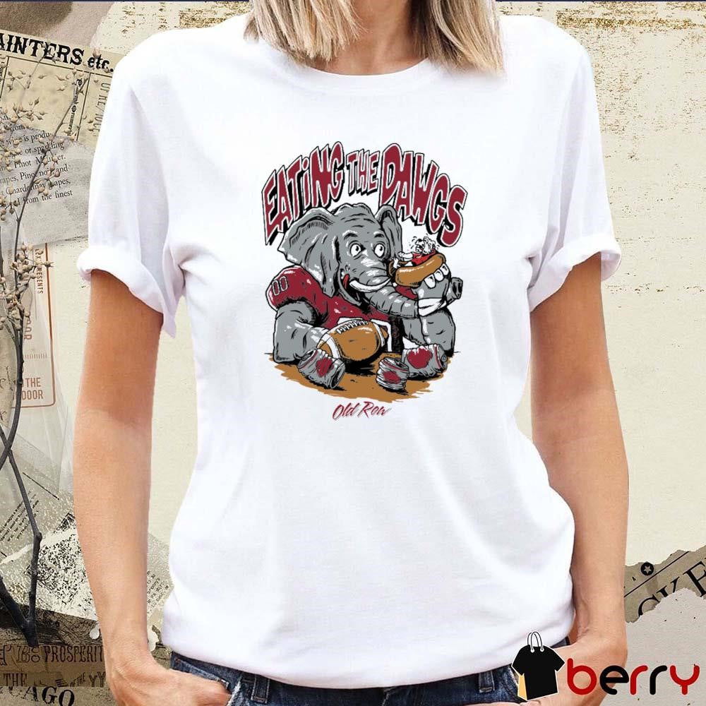 Alabama Crimson Tide Vs Georgia Bulldogs Eating The Dawgs t-shirt