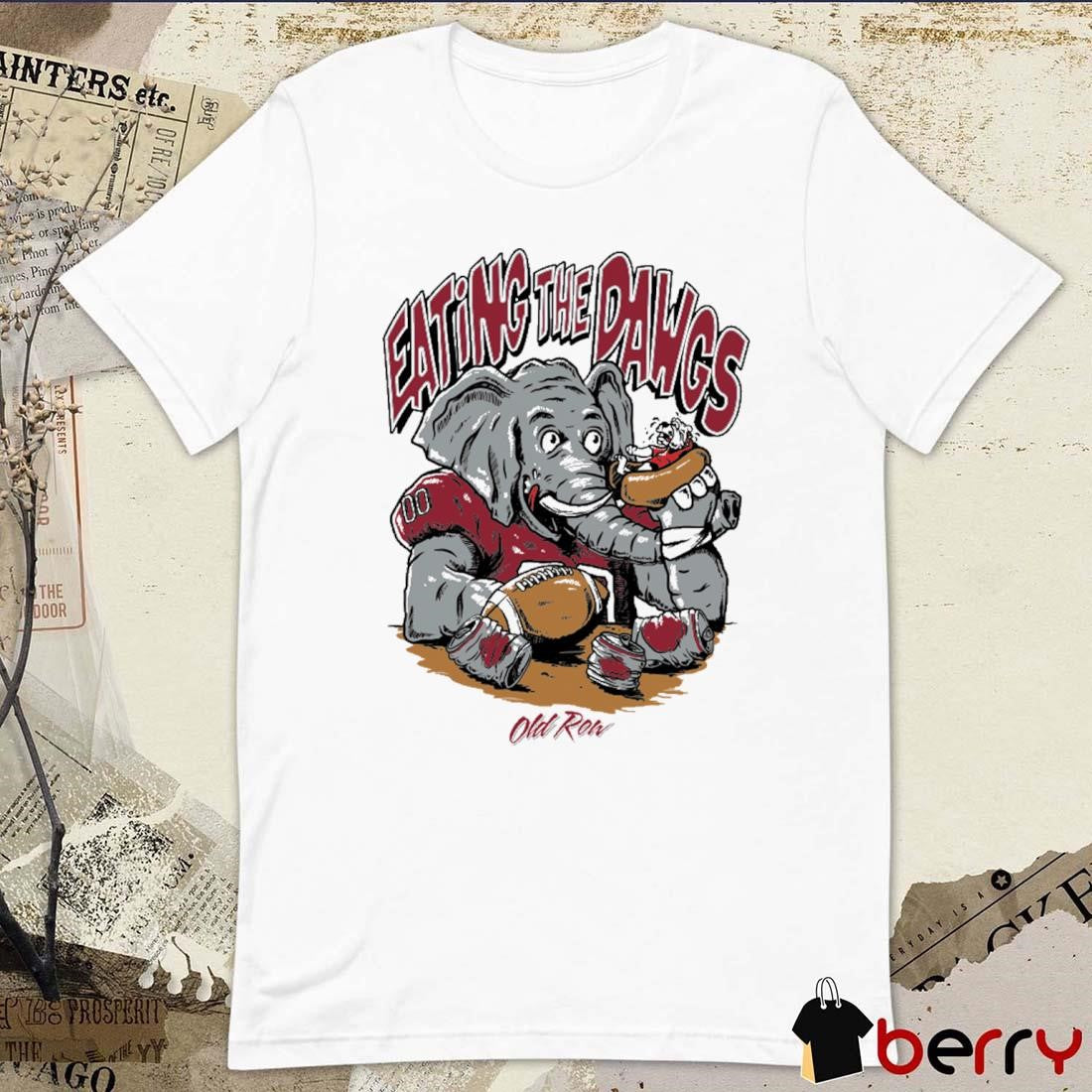 Alabama Crimson Tide Vs Georgia Bulldogs Eating The Dawgs t-shirt