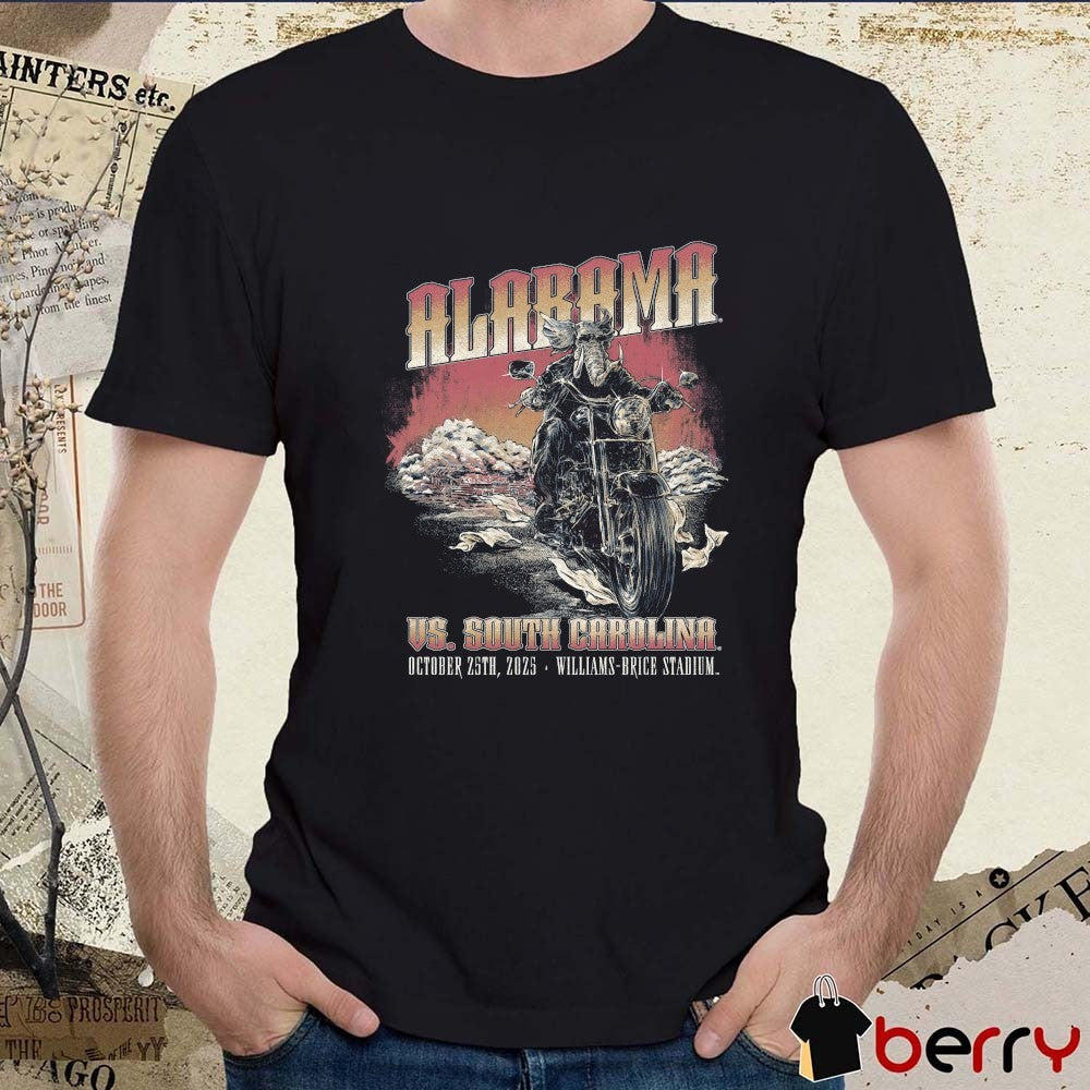 Alabama Crimson Tide Vs South Carolina Gamecocks October 25th 2025 Williams-Brice Stadium t-shirt
