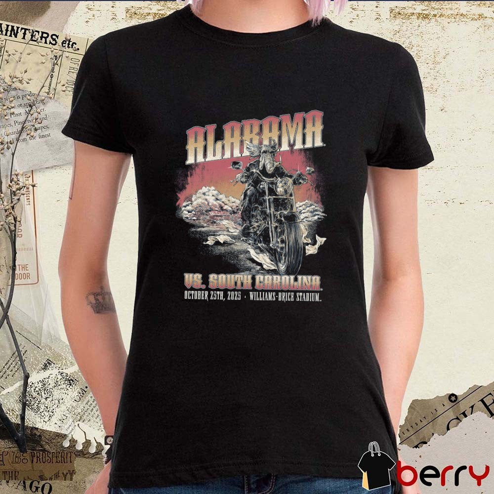 Alabama Crimson Tide Vs South Carolina Gamecocks October 25th 2025 Williams-Brice Stadium t-shirt