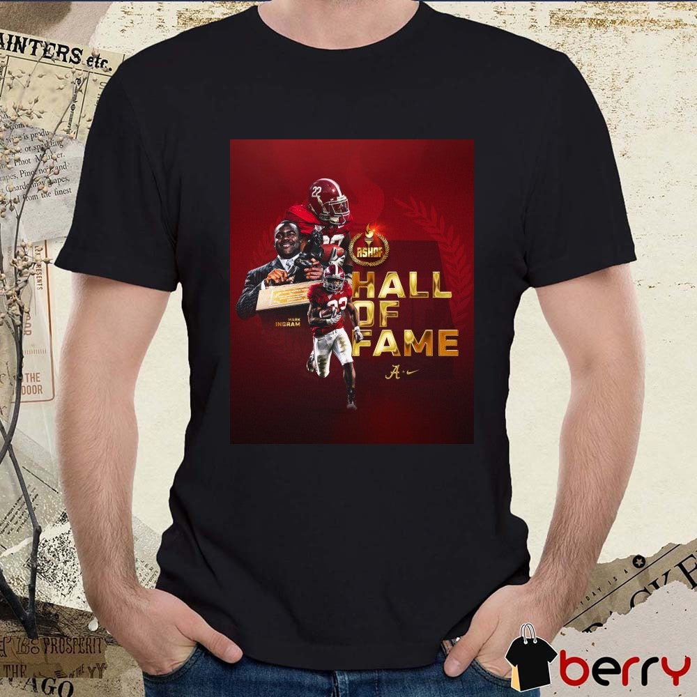 Alabama Crimson Tide football Congratulations Mark Ingram II Hall Of Fame 2025 Poster t-shirt