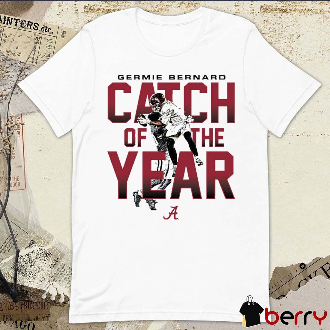 Alabama NCAA Football Germie Bernard Catch Of The Year 2025 t-shirt
