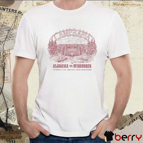 Alabama Vs Wisconsin September 13th 2025 Saban Field At Bryant-Denny Stadium t-shirt