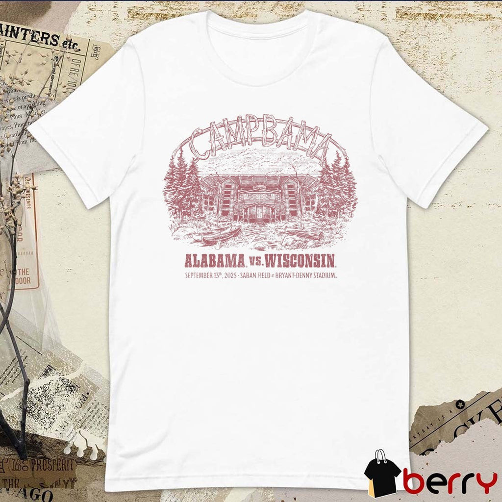 Alabama Vs Wisconsin September 13th 2025 Saban Field At Bryant-Denny Stadium t-shirt