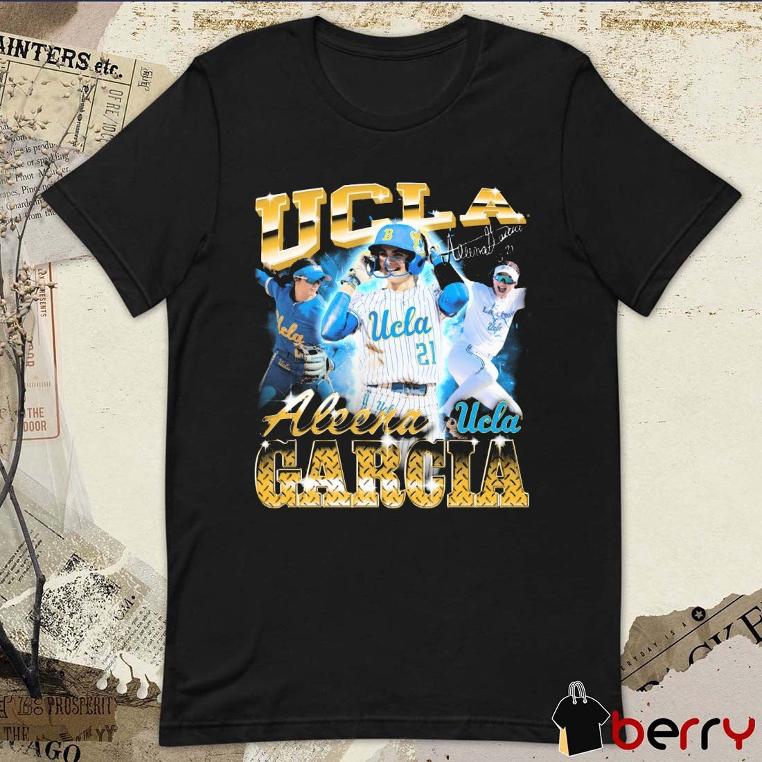 Aleena Garcia UCLA Bruins NCAA Division I 90s Graphic Signature t-shirt