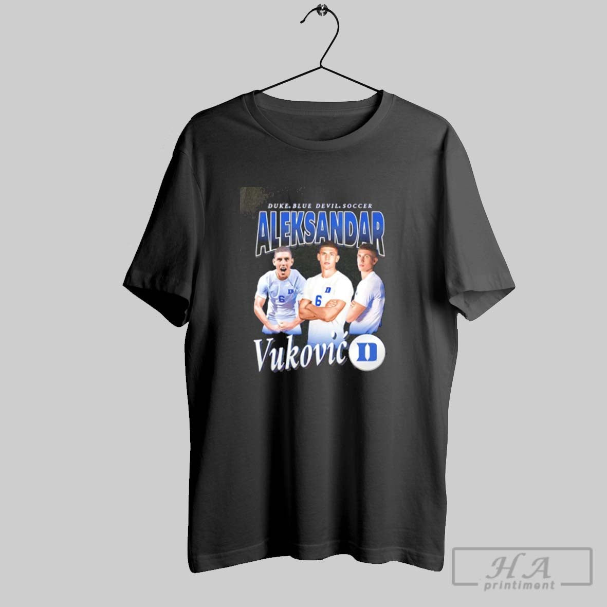 Official Aleksandar Vukovic Duke Blue Devil Soccer 90s