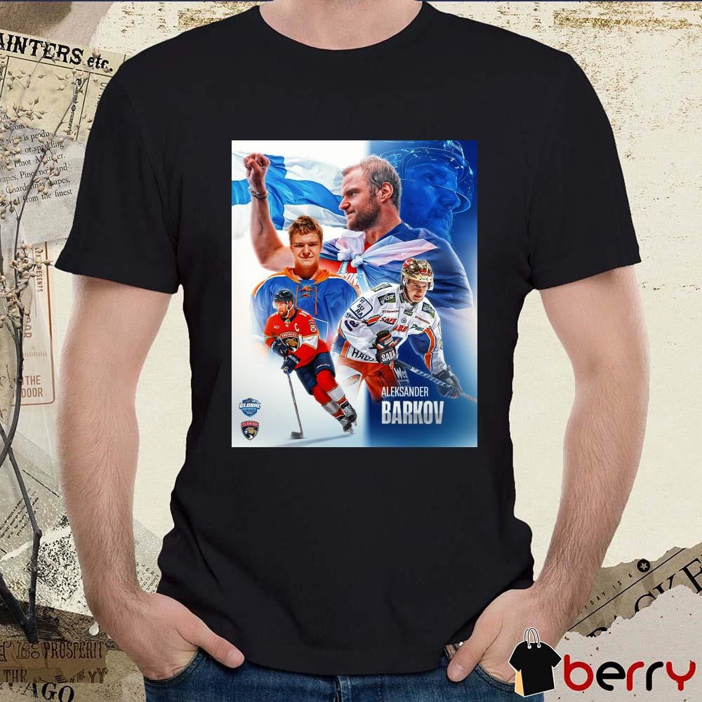 Aleksander Barkov Florida Panthers NHL Global Series The Captain is coming home Poster t-shirt