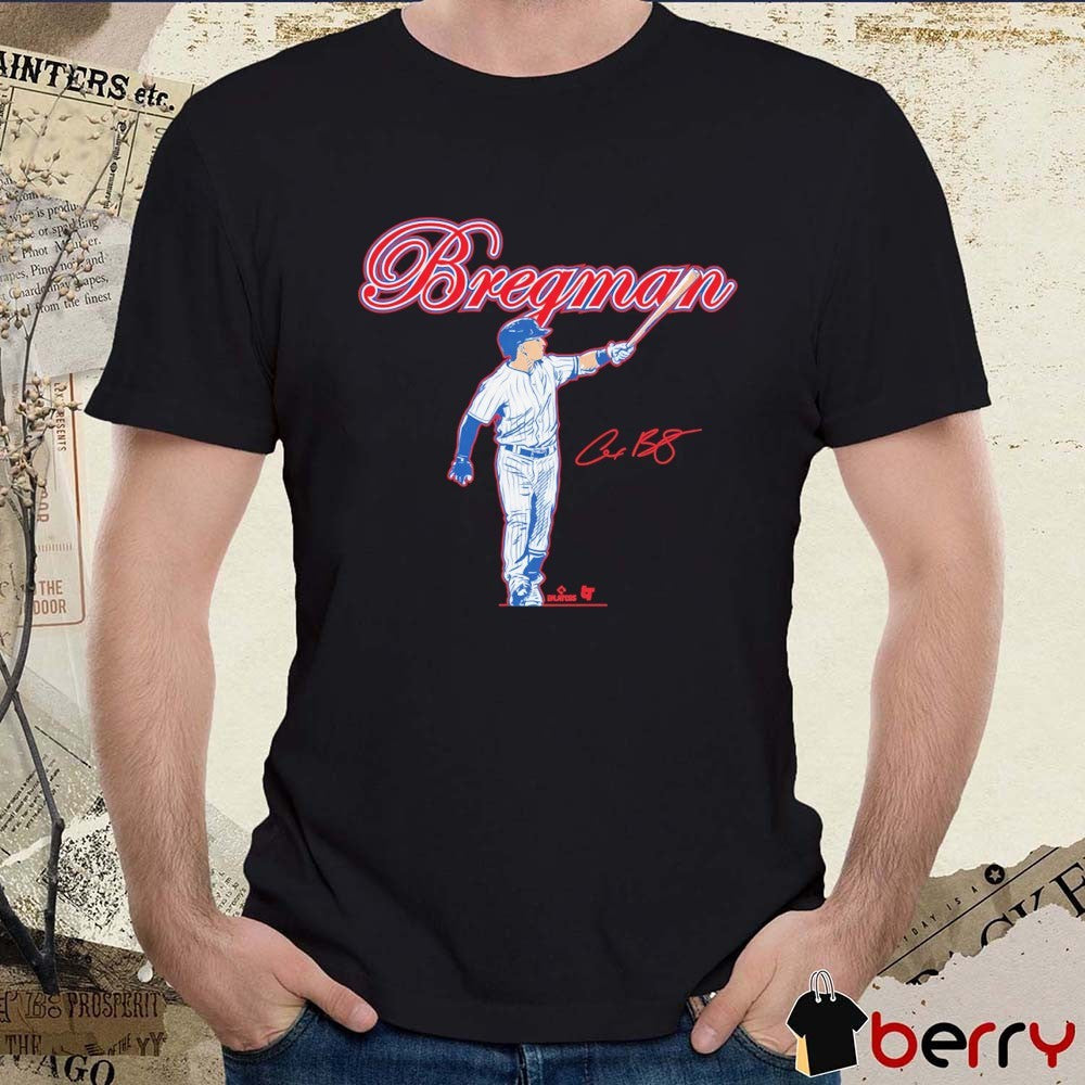 Alex Bregman Slugger Swing Chicago Cubs Signature t-shirt