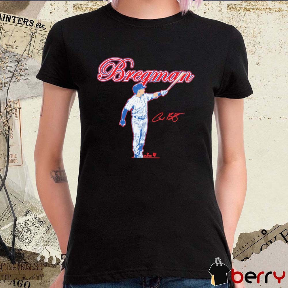 Alex Bregman Slugger Swing Chicago Cubs Signature t-shirt
