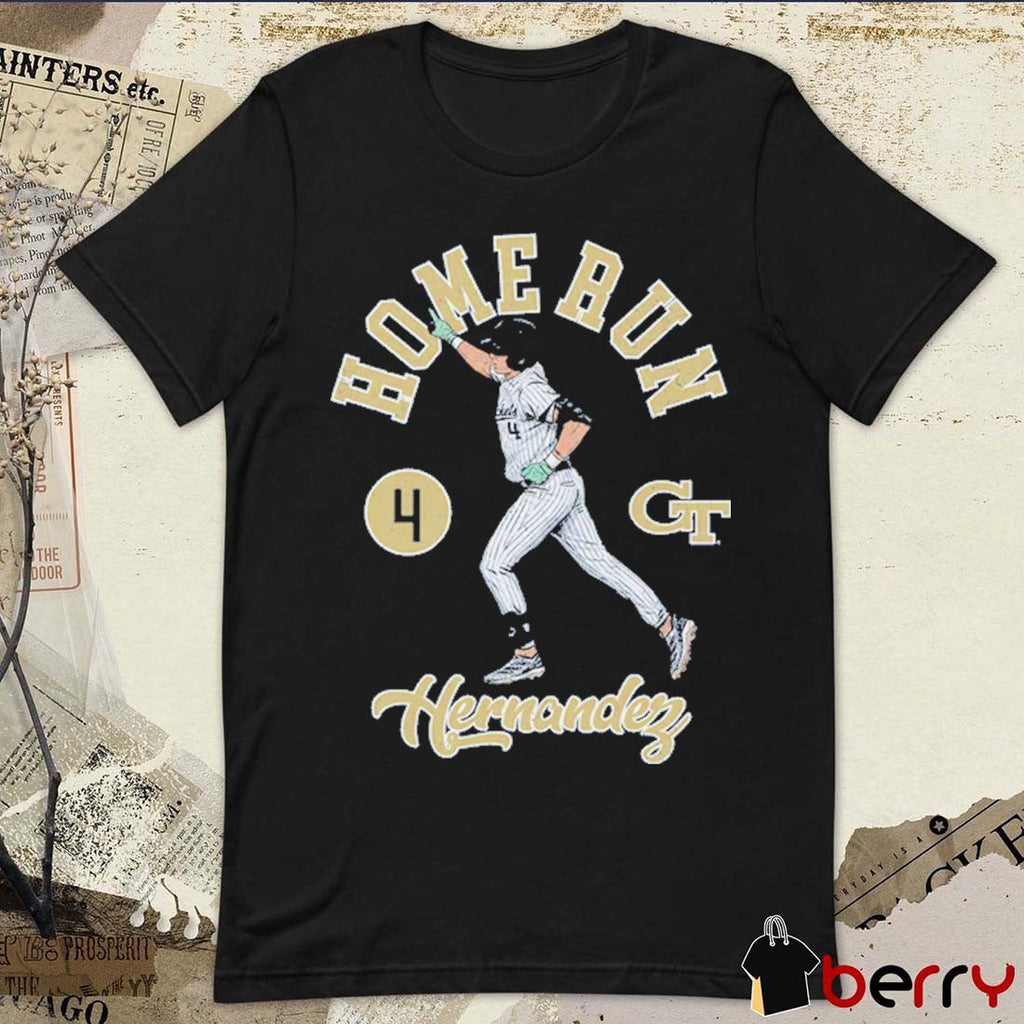 Alex Hernandez Georgia Tech Yellow Jackets Home Run 2026 NCAA Baseball t-shirt