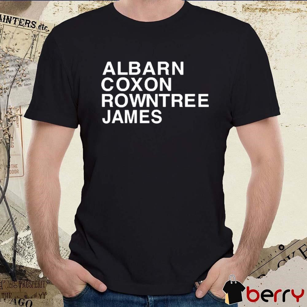 Alex James Albarn Coxon Rowntree James t-shirt