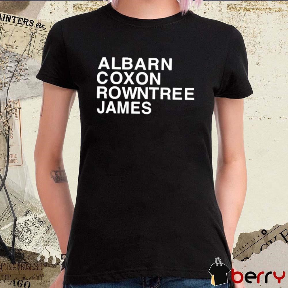 Alex James Albarn Coxon Rowntree James t-shirt